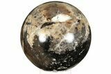 Polished Black Opal Sphere - Madagascar #200607-2